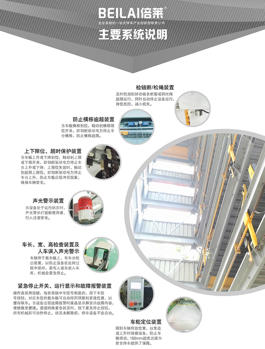 贵阳PSH7七层升降横移立体车位主要系统说明