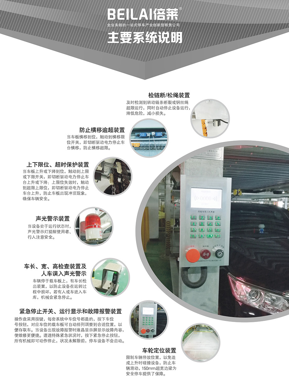 贵阳负一正二地坑PSH3D1三层升降横移立体车位主要系统说明