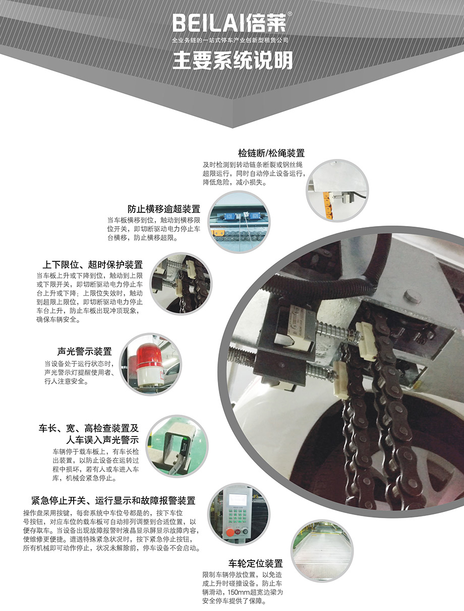 贵阳PSH3三层升降横移立体车位主要系统说明